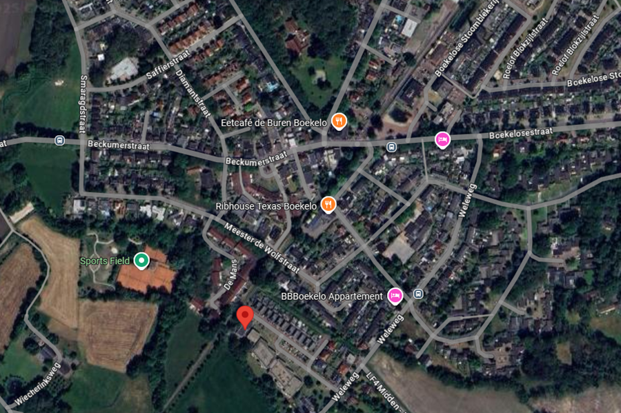 Google Maps locatie van Boekelo